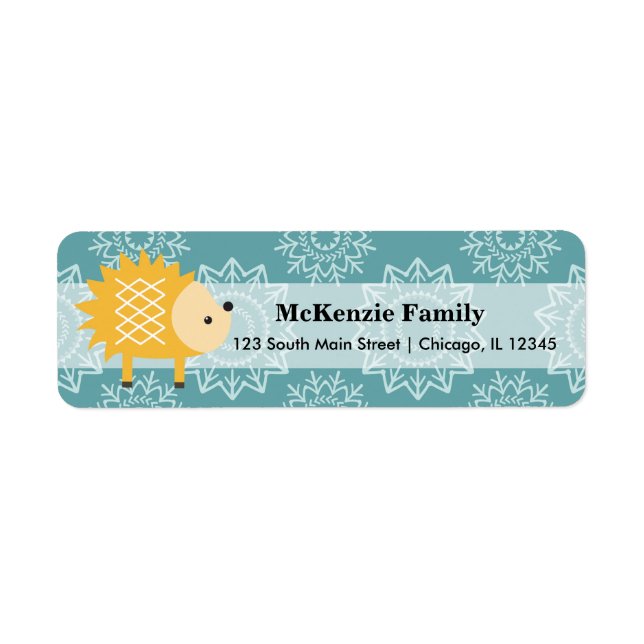 Cute Wilderness animal Return Address Label (Front)