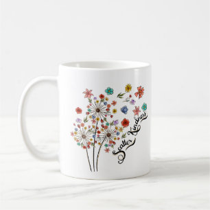 Cute Wildflower Floral Watercolor Mug