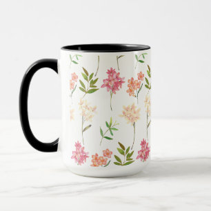 Cute Wildflowers Pink and Yellow  Mug