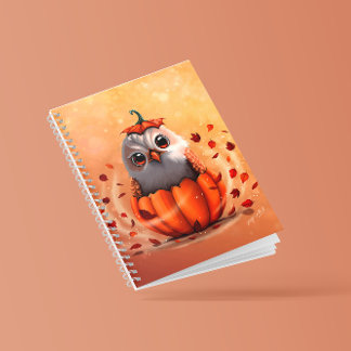 Cute Wildlife Of An Owl's : Autumn's forest  Notebook