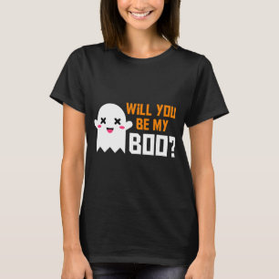 Cute Will You Be My Boo Ghost Halloween! Love Part T-Shirt