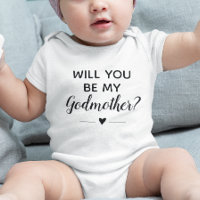 Cute Will You Be My Godmother Proposal