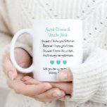 Cute Will You Be My Godparents Poem Photo Coffee Mug<br><div class="desc">Ask those special people in your life to be your child's godparents with this personalised godparents proposal coffee mug. Customise this adorable mug with a photo of your child and their names.</div>