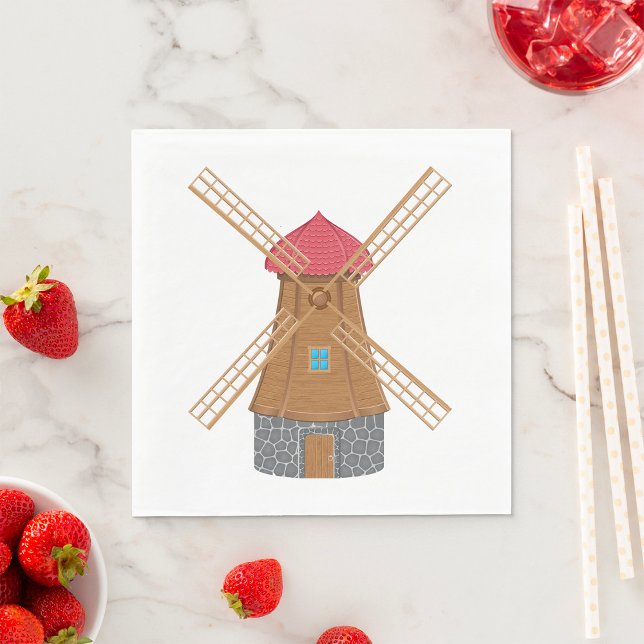 Cute Windmill Napkins (Creator Uploaded)