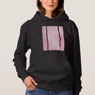 Cute, Wine, Rose All Day, women's top, for wine Hoodie