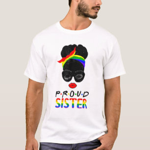 Cute Wink Eyes Lady Proud Sister Lgbt Pride T-Shirt
