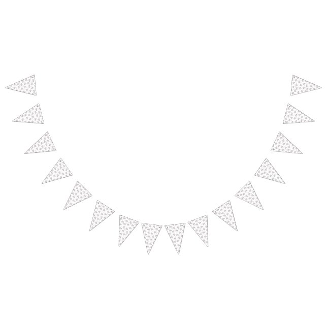 Cute Winter Cat Pattern with Scarves and Snowflake Bunting (All)