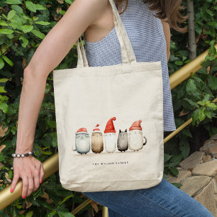 Cute Winter Cats Sweater Furry & Bright Christmas  Tote Bag