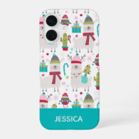 Cute Winter Christmas Llama Pattern Personalised