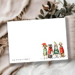 Cute Winter Dogs Sweater Furry & Bright Christmas  Card<br><div class="desc">If you need any further customisation please feel free to message me on yellowfebstudio@gmail.com.</div>