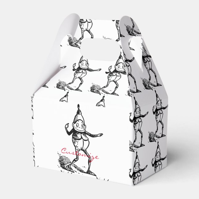 Cute Winter Holiday Elf Gnome Thunder_Cove Favour Box (Front Side)