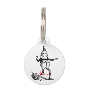Cute Winter Holiday Elf Thunder_Cove Pet Tag