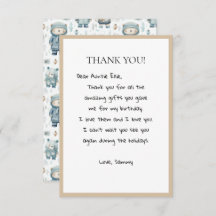 Cute Winter Teddy Bear Pattern