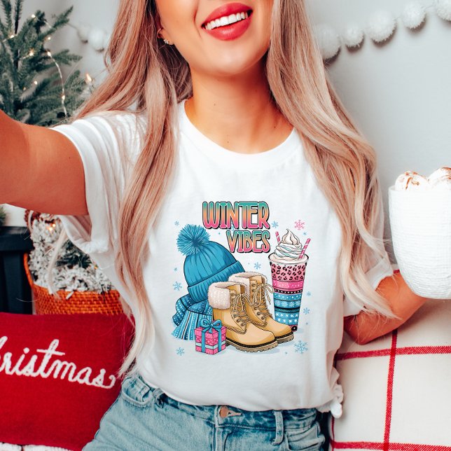 Cute Winter Vibes Tee (Creator Uploaded)