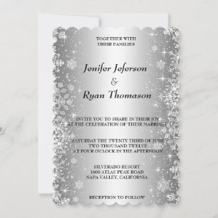 Cute winter wedding Invitation