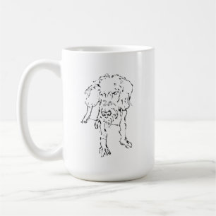 Cute Wire Haired Dachshund Puppy Dog Coffee Mug