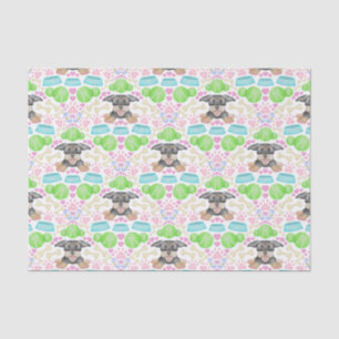 Cute Wire Haired Dachshund Sausage Dog Tissue Paper