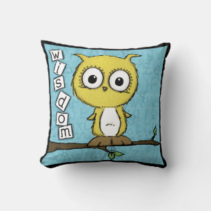 Cute Wisdom Owl Cushion