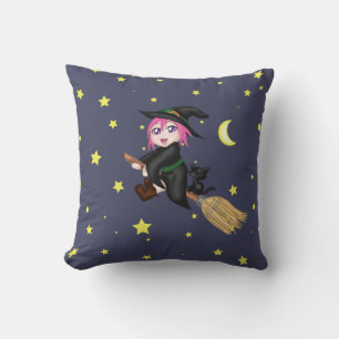 Cute Witch Cushion