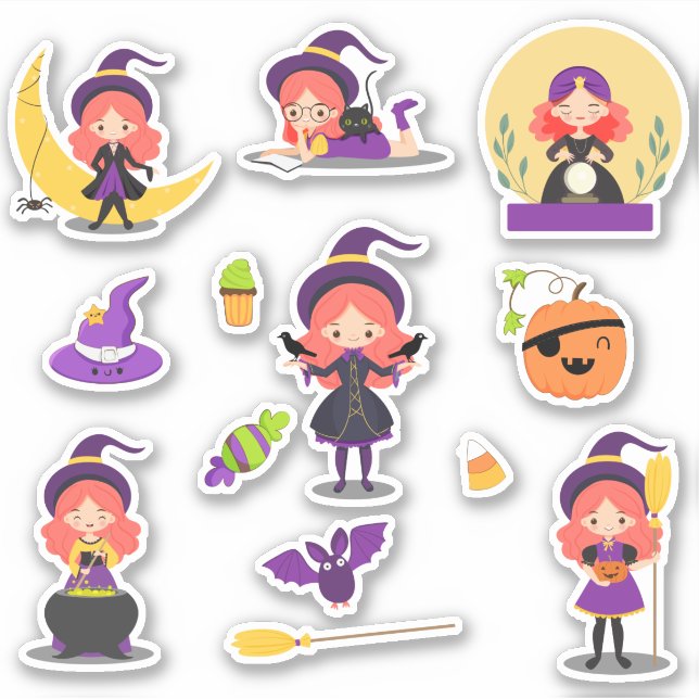 Cute witch Halloween (Front)