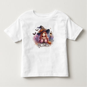 Cute Witch Halloween  Toddler T-Shirt