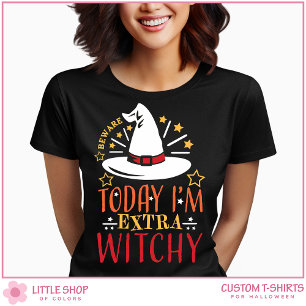 Cute Witch Hat Extra Witchy Halloween T-Shirt