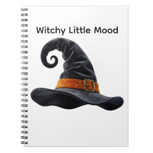 Cute Witch Hat Halloween Spooky  Notebook