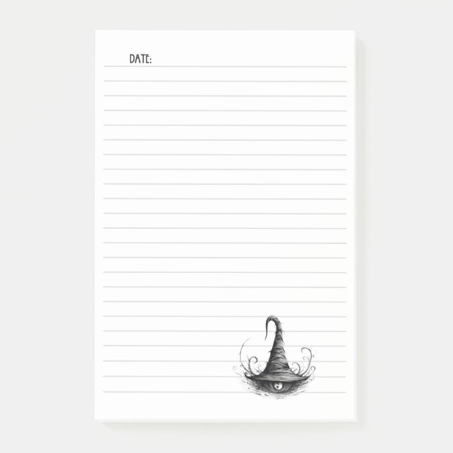 Cute Witch Hat Simple  Post-it Notes (Front)