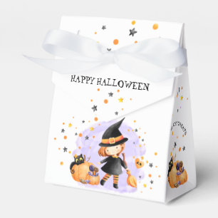 Cute Witch Kids Halloween Tent Favour Box