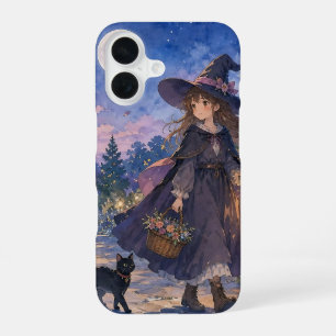 Cute Witch Kitten Phone Case
