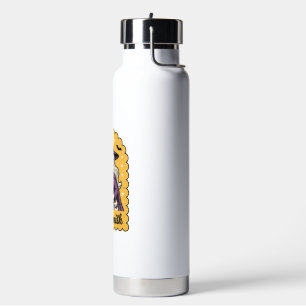 Cute Witch Teacher Mrs Smith Vintage Halloween Des Water Bottle