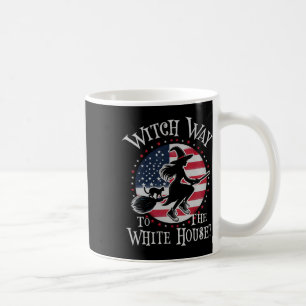 Cute Witch Way The White House Kamala Harris Wheim Coffee Mug