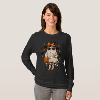 Cute Witchy Ghost Women’s Halloween T-Shirt