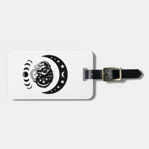 Cute Witchy Opossum Luggage Tag