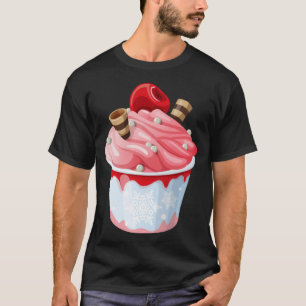 Cute  with  Motif Ice Cream T-Shirt