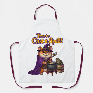 Cute Wizard Hamster Apron