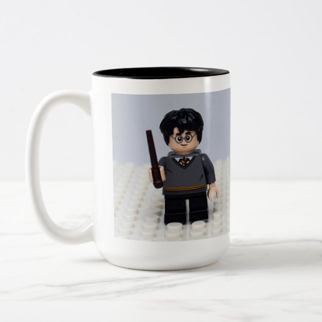 Cute Wizard Toy Figure Mug – Magic-Themed Coffee  (Left)