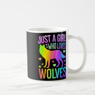 Cute Wolf Art For Women Girls Wof Pack Wolves Wolf Coffee Mug