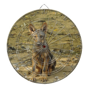 Cute Wolf Cub Dartboard