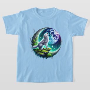 Cute wolf lovers girls T-Shirt