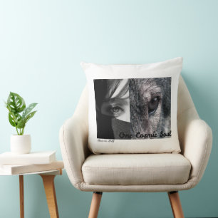 Cute Wolf Throw Pillow – Nature Lover Gift for Her