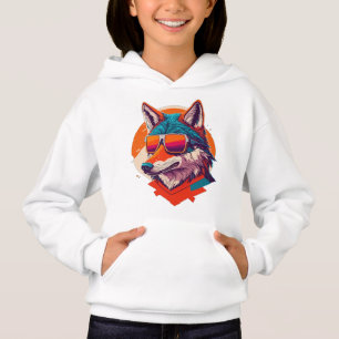 CUTE WOLF WEARING SUNGLASS.