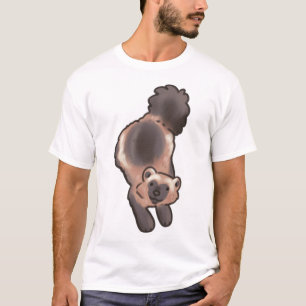 Cute wolverine Delight � Cute Animal Art T-Shirt