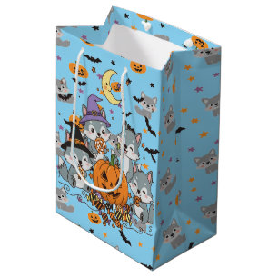Cute wolves Party Vibes Medium Gift Bag