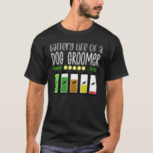 Cute women woman dog groomer grooming groom dogs p T-Shirt