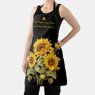 Cute Women's Medium All Over Print Apron