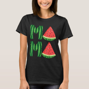 Cute women's watermelon mama vintage summer fruit T-Shirt
