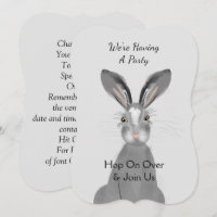 Cute Woodland Animal Bunny Rabbit Peronalized