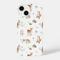 Cute Woodland Animal Friends Pattern