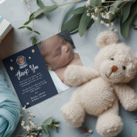 Cute Woodland Animal Space Baby Shower